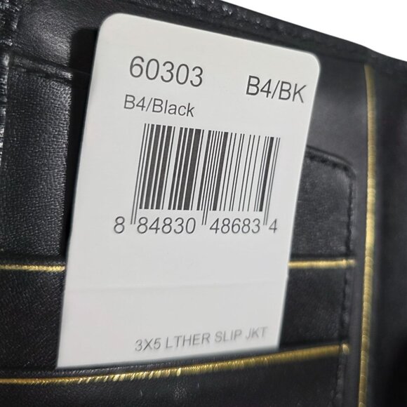 Coach Address Book Wallet card holder black pebbled leather Turnlock Closure - Picture 6 of 7